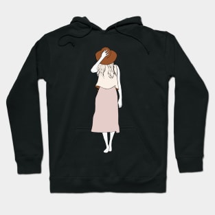 Woman with hat Hoodie